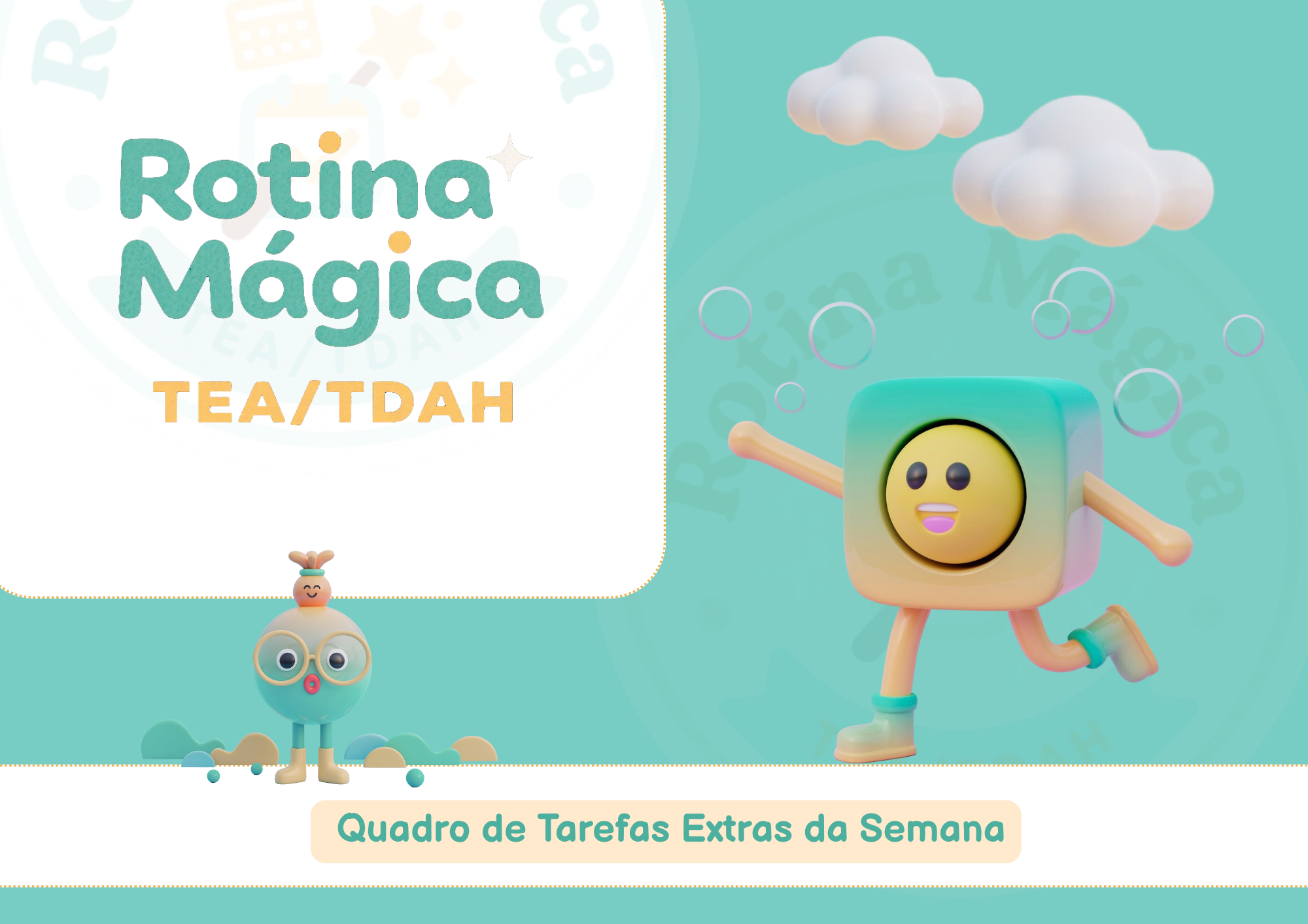 Quadro de Tarefas Extras da Semana